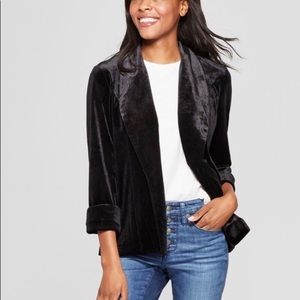 Velvet Black Blazer